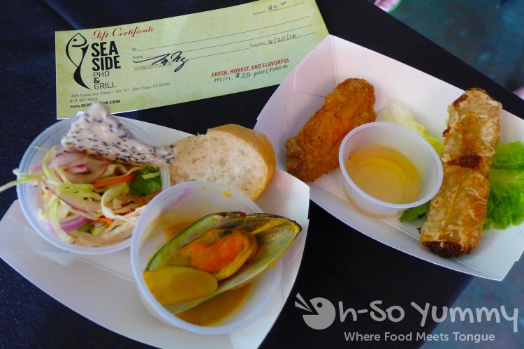 Seaside Pho and Grill sample at Taste of Point Loma Seaside Pho and Grill sample at Taste of Point Loma