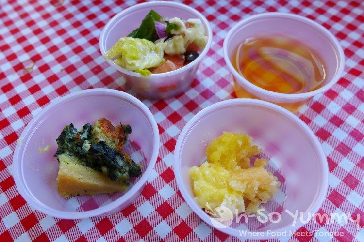 The Living Room Cafe sample at Taste of Point Loma The Living Room Cafe sample at Taste of Point Loma