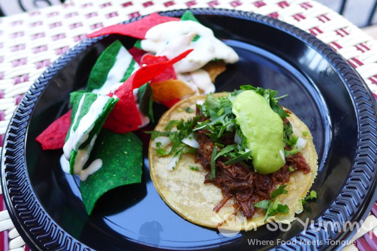 Miguel's Cocina sample at Taste of Point Loma Miguel's Cocina sample at Taste of Point Loma