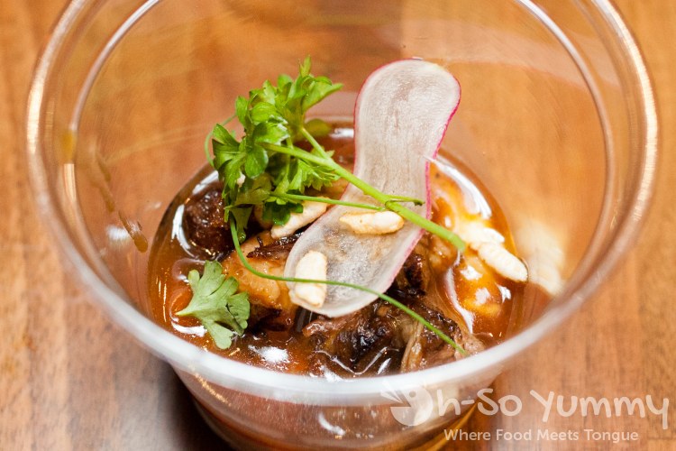 shank pork at Bull and Grain during Taste N Tinis shank pork at Bull and Grain during Taste N Tinis