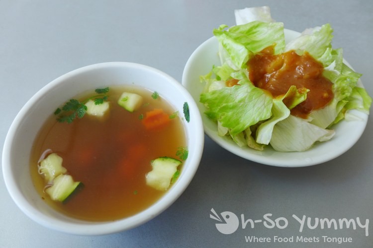 Thai Time III - lunch special appetizer soup and salad Thai Time III - lunch special appetizer soup and salad