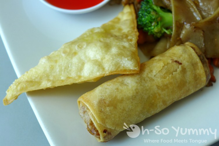 Thai Time III - side wonton and eggroll Thai Time III - side wonton and eggroll