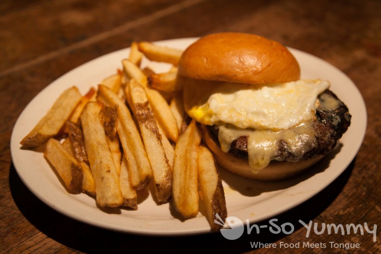 Banger Burger at The Field Authentic Irish Pub in San Diego, CA Banger Burger at The Field Authentic Irish Pub in San Diego, CA
