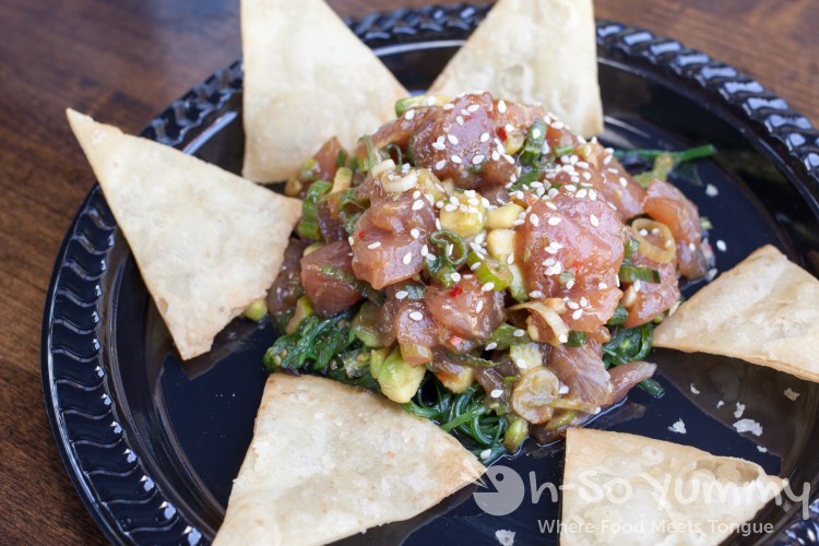 ahi poke at The Fish Shop in Pacific Beach ahi poke at The Fish Shop in Pacific Beach