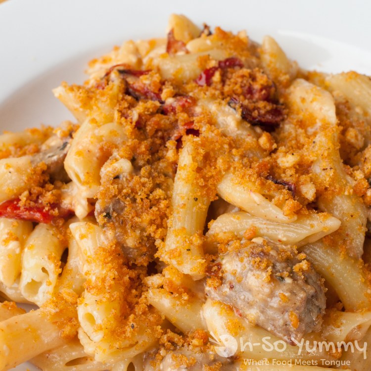 mac and cheese at The Haven Pizzeria in San Diego mac and cheese at The Haven Pizzeria in San Diego