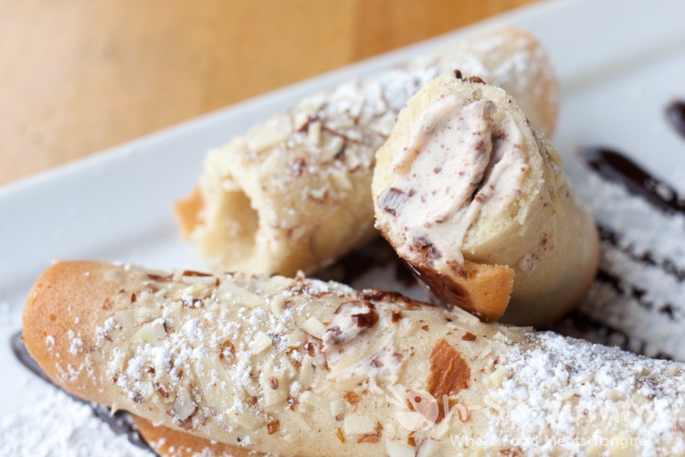 cannoli at The Haven Pizzeria in San Diego cannoli at The Haven Pizzeria in San Diego