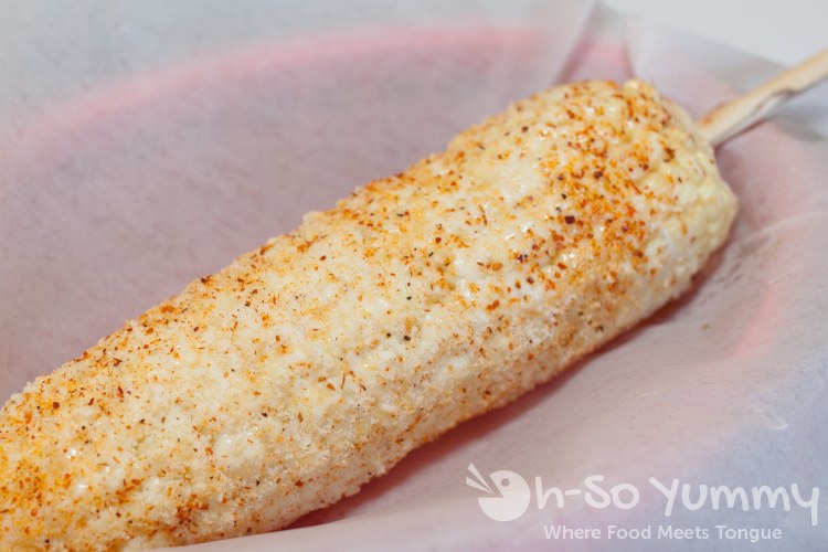 corn on the cob at The Taco Stand in Encinitas corn on the cob at The Taco Stand in Encinitas