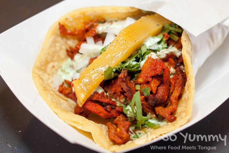 Al Pastor taco at The Taco Stand in Encinitas Al Pastor taco at The Taco Stand in Encinitas