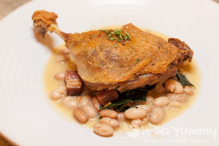 duck confit at Tidal seasonal craft and catch in San Diego duck confit at Tidal seasonal craft and catch in San Diego