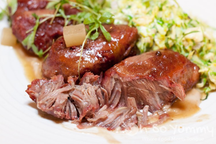 pork cheeks at Tidal restaurant in Mission Bay of San Diego pork cheeks at Tidal restaurant in Mission Bay of San Diego