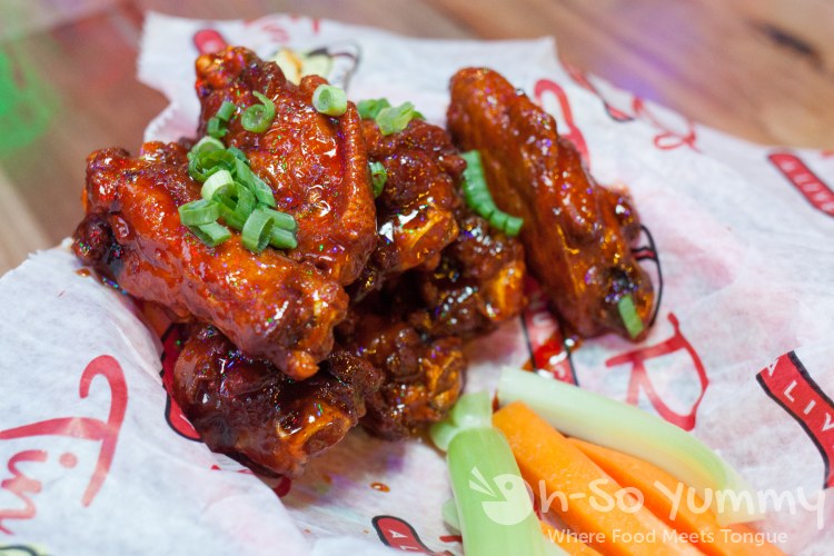 Pound O Wings (Tenniyaki) at Tin Roof in downtown San Diego Pound O Wings (Tenniyaki) at Tin Roof in downtown San Diego