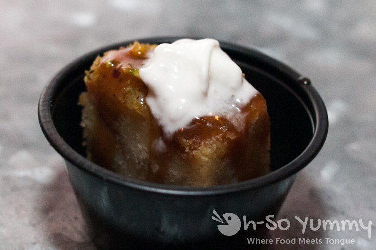 Hillcrest Taste N Tinis 2014 - bread pudding at Uptown Grill Hillcrest Taste N Tinis 2014 - bread pudding at Uptown Grill