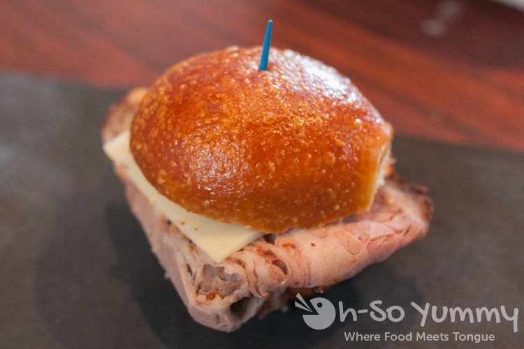 Taste of North Park 2014 - house smoked pastrami sandwich at U31 Taste of North Park 2014 - house smoked pastrami sandwich at U31