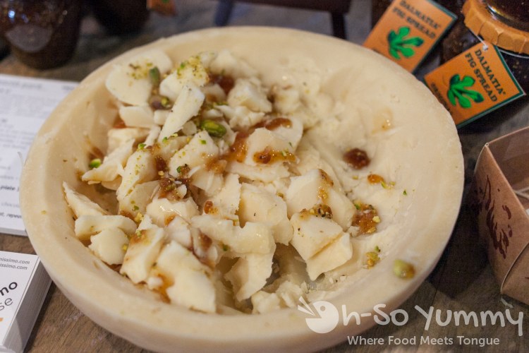 Taste of North Park 2014 - cheese with fig jam and pistachios Taste of North Park 2014 - cheese with fig jam and pistachios
