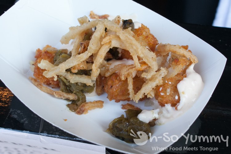 Taste of North Park 2014 - roasted pepper tots from True North Tavern Taste of North Park 2014 - roasted pepper tots from True North Tavern