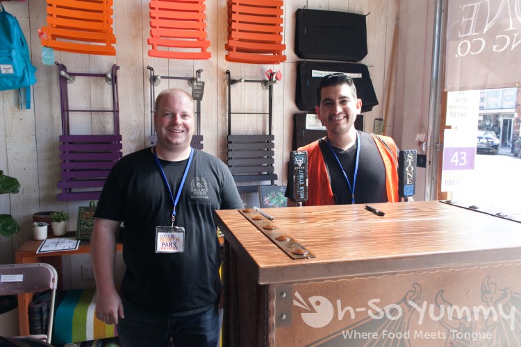 Taste of North Park 2014 - Stone Brewing Co beer samples Taste of North Park 2014 - Stone Brewing Co beer samples