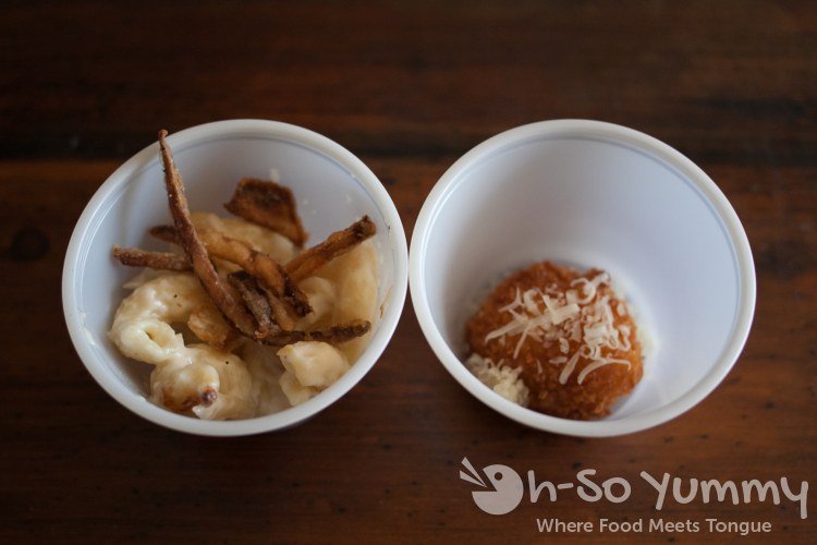 Taste of North Park 2014 - mac and cheese variations at Bazinga Eatery Taste of North Park 2014 - mac and cheese variations at Bazinga Eatery