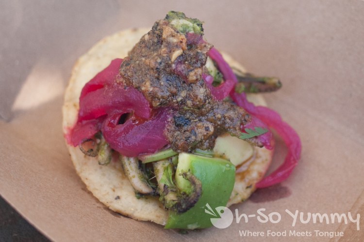 Taste of North Park 2014 - baby octopus at Tacos Perla Taste of North Park 2014 - baby octopus at Tacos Perla