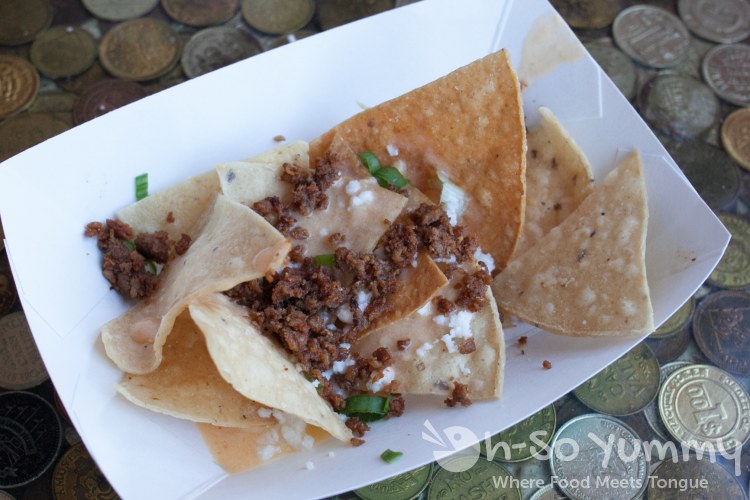 Taste of North Park 2014 - beef nachos at Coin-Op Game Room Taste of North Park 2014 - beef nachos at Coin-Op Game Room