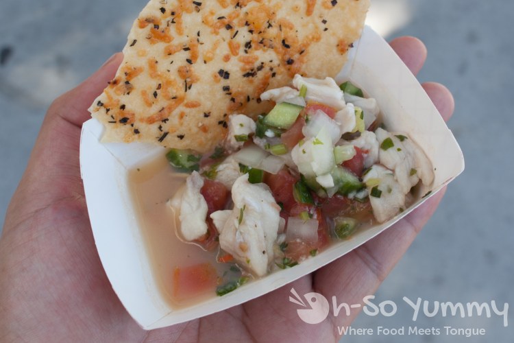 Taste of North Park 2014 - spotted bass Ceviche at Ritual Taste of North Park 2014 - spotted bass Ceviche at Ritual