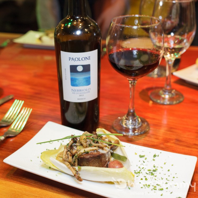 Filet Mignon and Nebbiolo Win pairing at Tostadas North Park Filet Mignon and Nebbiolo Win pairing at Tostadas North Park