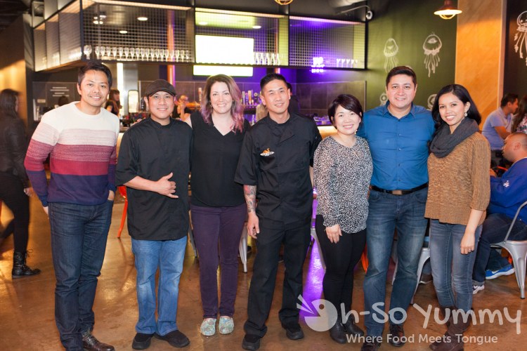 Owners chefs and friends at Trade Winds Tavern gastropub in Convoy Owners chefs and friends at Trade Winds Tavern gastropub in Convoy