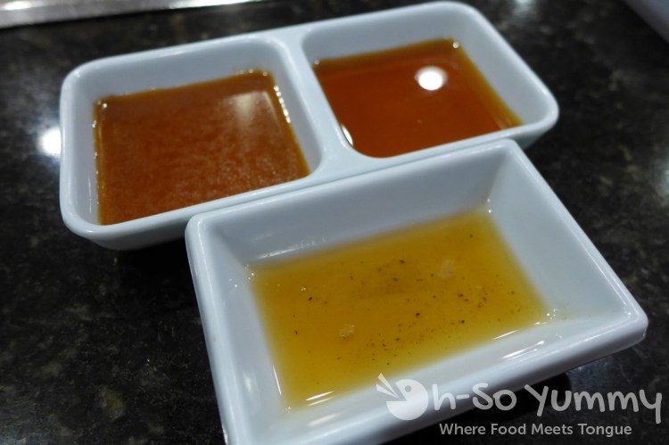 Tsuruhashi Japanese BBQ - dipping sauces Tsuruhashi Japanese BBQ - dipping sauces