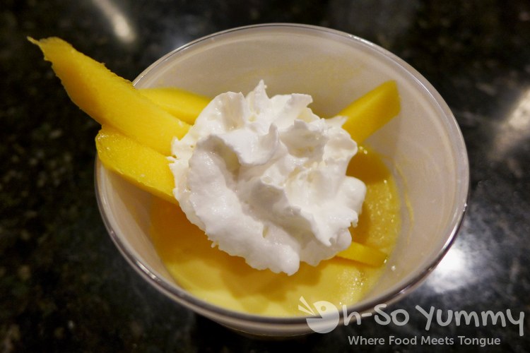 Tsuruhashi Japanese BBQ - mango pudding Tsuruhashi Japanese BBQ - mango pudding