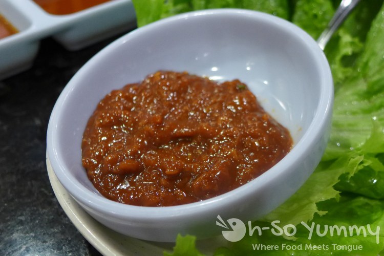 Tsuruhashi Japanese BBQ - pork belly sauce Tsuruhashi Japanese BBQ - pork belly sauce