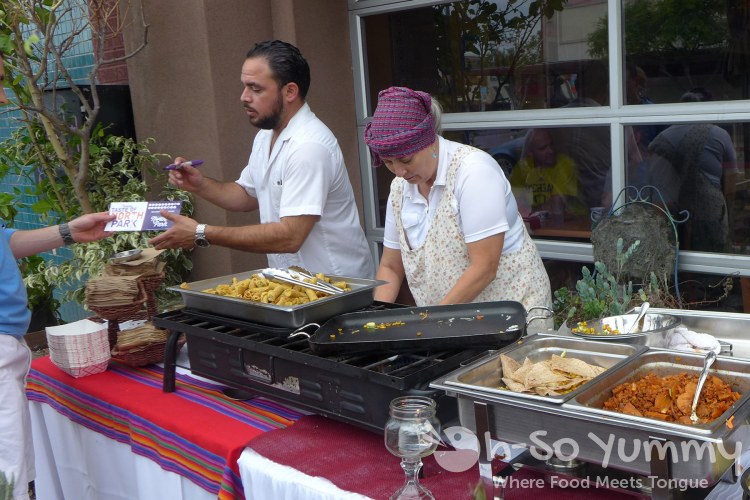 servers at Ranchos Cocina during Tuesday Taste of North Park 2015 servers at Ranchos Cocina during Tuesday Taste of North Park 2015
