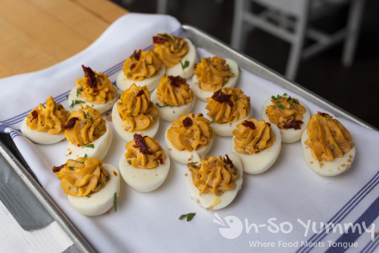 blt deviled egg from waypoint public during tuesday taste of north park 2015 blt deviled egg from waypoint public during tuesday taste of north park 2015