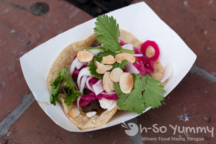 slow braised lamb taco at urban solace during tuesday taste of north park 2015 slow braised lamb taco at urban solace during tuesday taste of north park 2015