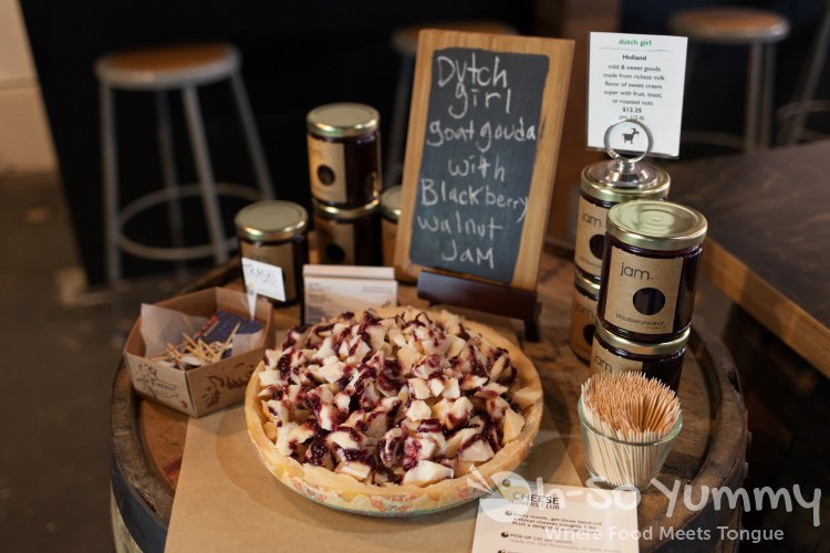 dutch girl goat gouda from venissimo during tuesday taste of north park 2015 dutch girl goat gouda from venissimo during tuesday taste of north park 2015