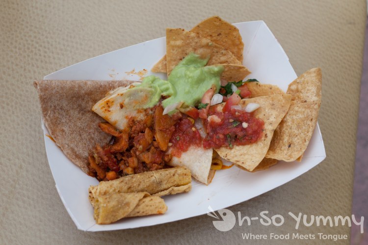 sampler from ranchos cocina during tuesday taste of north park 2015 sampler from ranchos cocina during tuesday taste of north park 2015