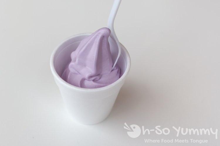 taro yogurt from yog-art frozen yogurt during tuesday taste of north park 2015 taro yogurt from yog-art frozen yogurt during tuesday taste of north park 2015
