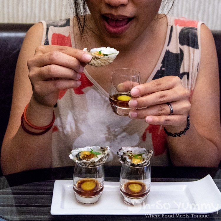oyster shots at Umi Sushi and Oyster Bar at Pechanga Resort and Casino Temecula oyster shots at Umi Sushi and Oyster Bar at Pechanga Resort and Casino Temecula