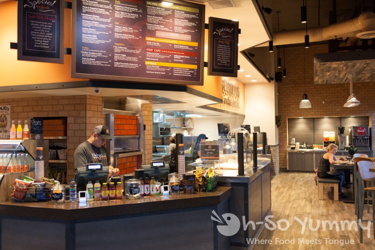 ordering counter at Urbane Cafe in Mira Mesa ordering counter at Urbane Cafe in Mira Mesa