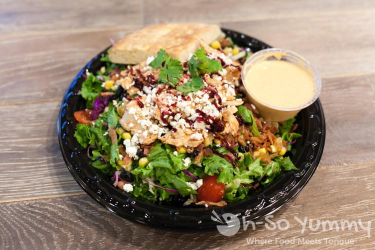 Santa Maria BBQ Chicken Salad at Urbane Cafe in Mira Mesa Santa Maria BBQ Chicken Salad at Urbane Cafe in Mira Mesa