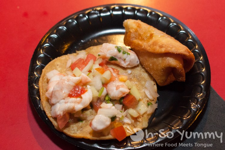 Taste of Old Town 2014 - shrimp ceviche at The Pinada Taste of Old Town 2014 - shrimp ceviche at The Pinada