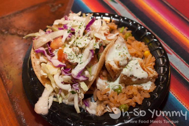 Taste of Old Town 2014 - crispy shrimp taco and grilled mahi-mahi at Casa Guadalajara Taste of Old Town 2014 - crispy shrimp taco and grilled mahi-mahi at Casa Guadalajara