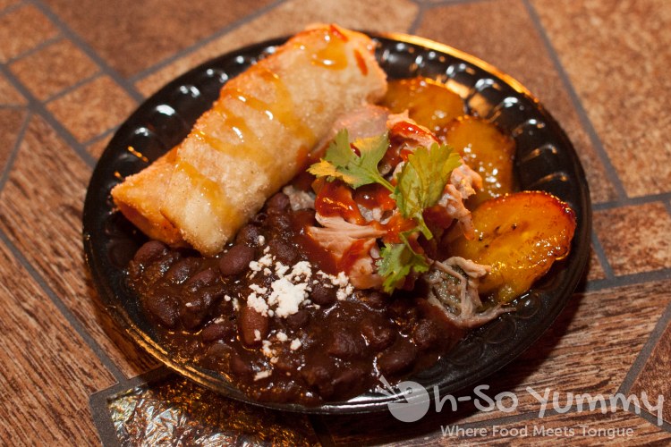 Taste of Old Town 2014 - slow roasted carnitas, plaintains and hot apple chimi at Old Town Tequila Factory Taste of Old Town 2014 - slow roasted carnitas, plaintains and hot apple chimi at Old Town Tequila Factory
