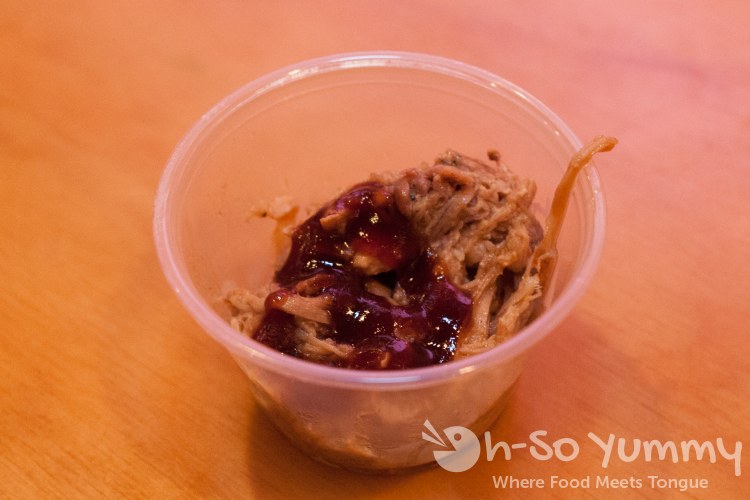 Taste of Old Town 2014 - BBQ pork shooter at Los Locos Taste of Old Town 2014 - BBQ pork shooter at Los Locos