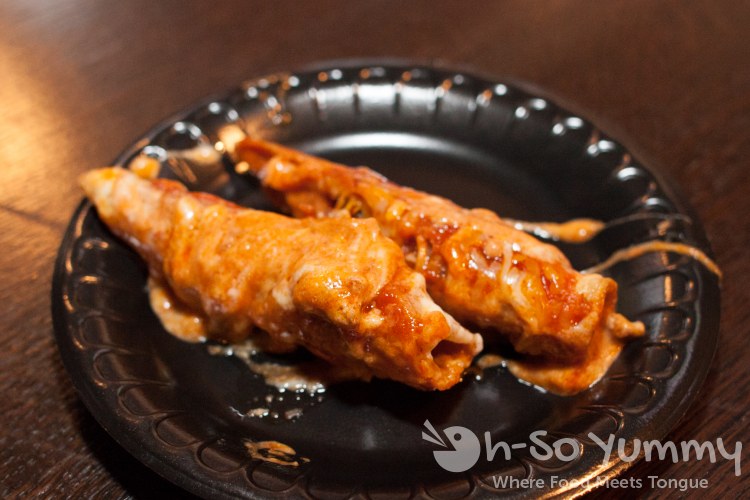 Taste of Old Town 2014 - rolled tacos from The Alamo Taste of Old Town 2014 - rolled tacos from The Alamo