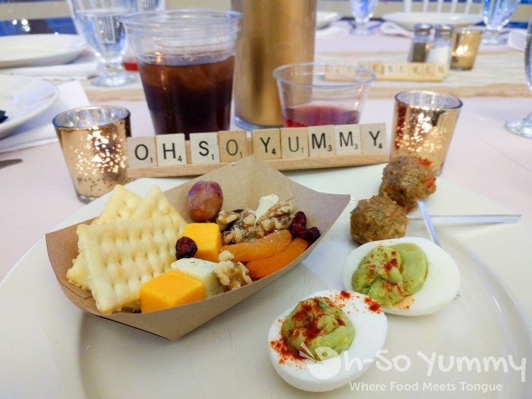 wedding appetizers with customized scrabble nameplate wedding appetizers with customized scrabble nameplate