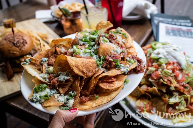 Homemade Chips and Blue Cheese at Whiskey Girl San Diego Homemade Chips and Blue Cheese at Whiskey Girl San Diego