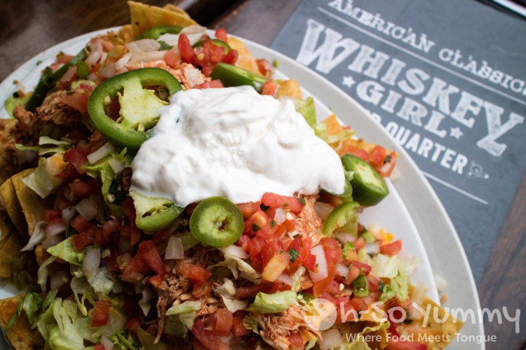 Stacked Nachos at Whiskey Girl San Diego Stacked Nachos at Whiskey Girl San Diego