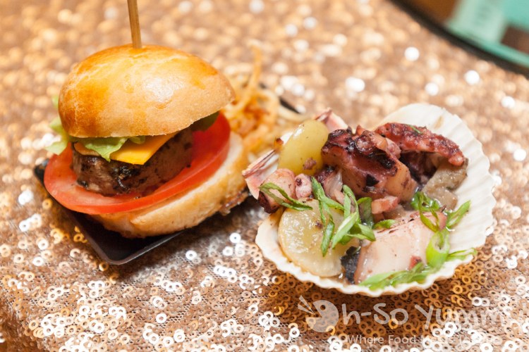 sliders and octopus samples at the 10th annual wine festival at pechanga sliders and octopus samples at the 10th annual wine festival at pechanga