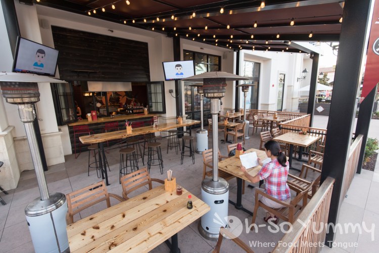 patio of Wokou Ramen and Yakitori at The Village in Pacific Highlands Ranch patio of Wokou Ramen and Yakitori at The Village in Pacific Highlands Ranch