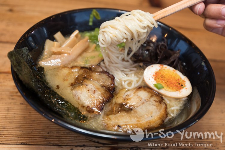 tonkotsu ramen at Wokou Ramen and Yakitori in The Village Pacific Highlands Ranch tonkotsu ramen at Wokou Ramen and Yakitori in The Village Pacific Highlands Ranch