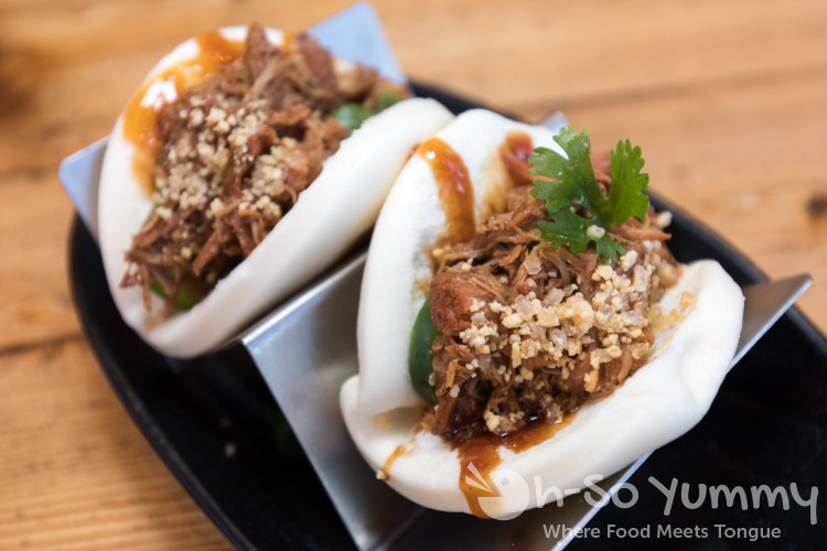 carnitas bao bao at Wokou Ramen and Yakitori in The Village Pacific Highlands Ranch carnitas bao bao at Wokou Ramen and Yakitori in The Village Pacific Highlands Ranch